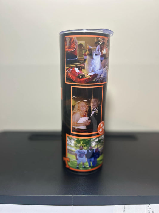 Custom Photo Tumbler - 20oz Skinny - Hershey's Creations