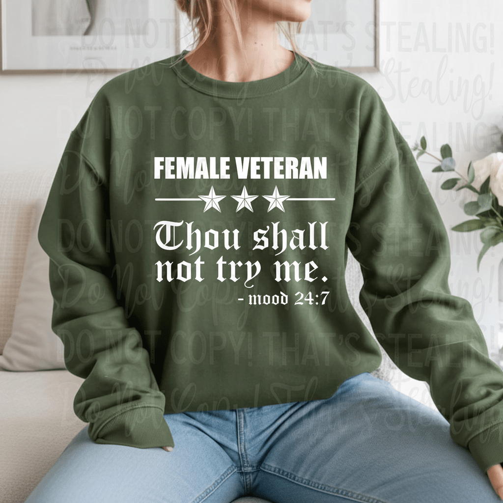 Female Veteran~Sweatshirt - Hershey's Creations