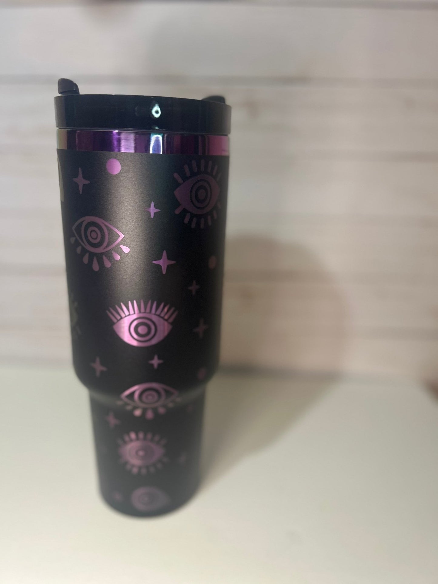 Mystic Evil Eye Stanley 40oz Quencher - Rainbow Plated - Hershey's Creations