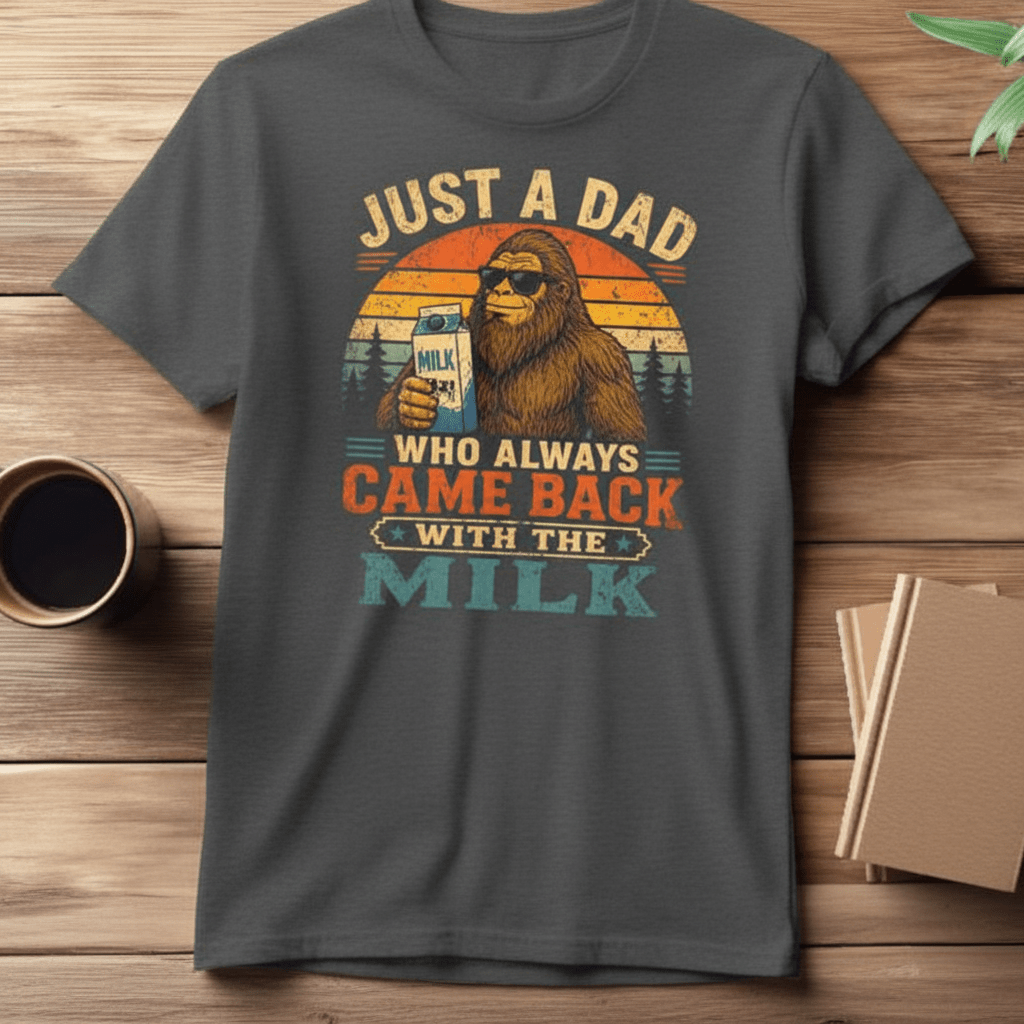 Squatch Dad with the Milk - Hershey's Creations