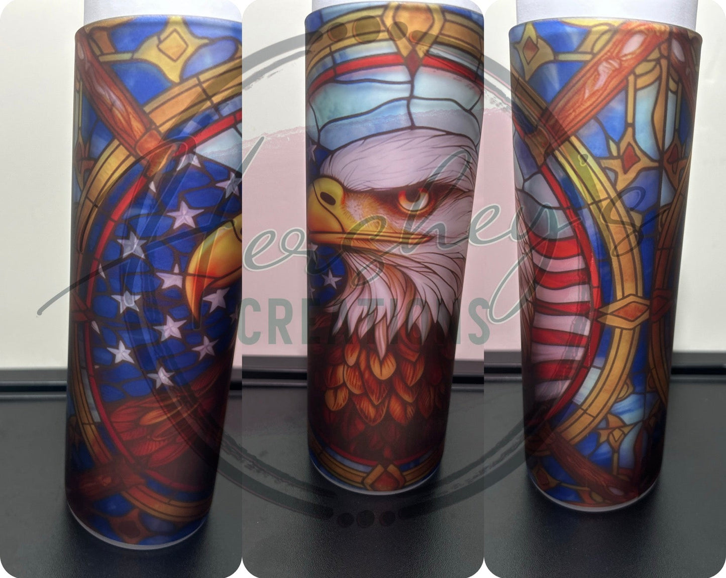 Stained Glass Tumbler - Hershey's Creations
