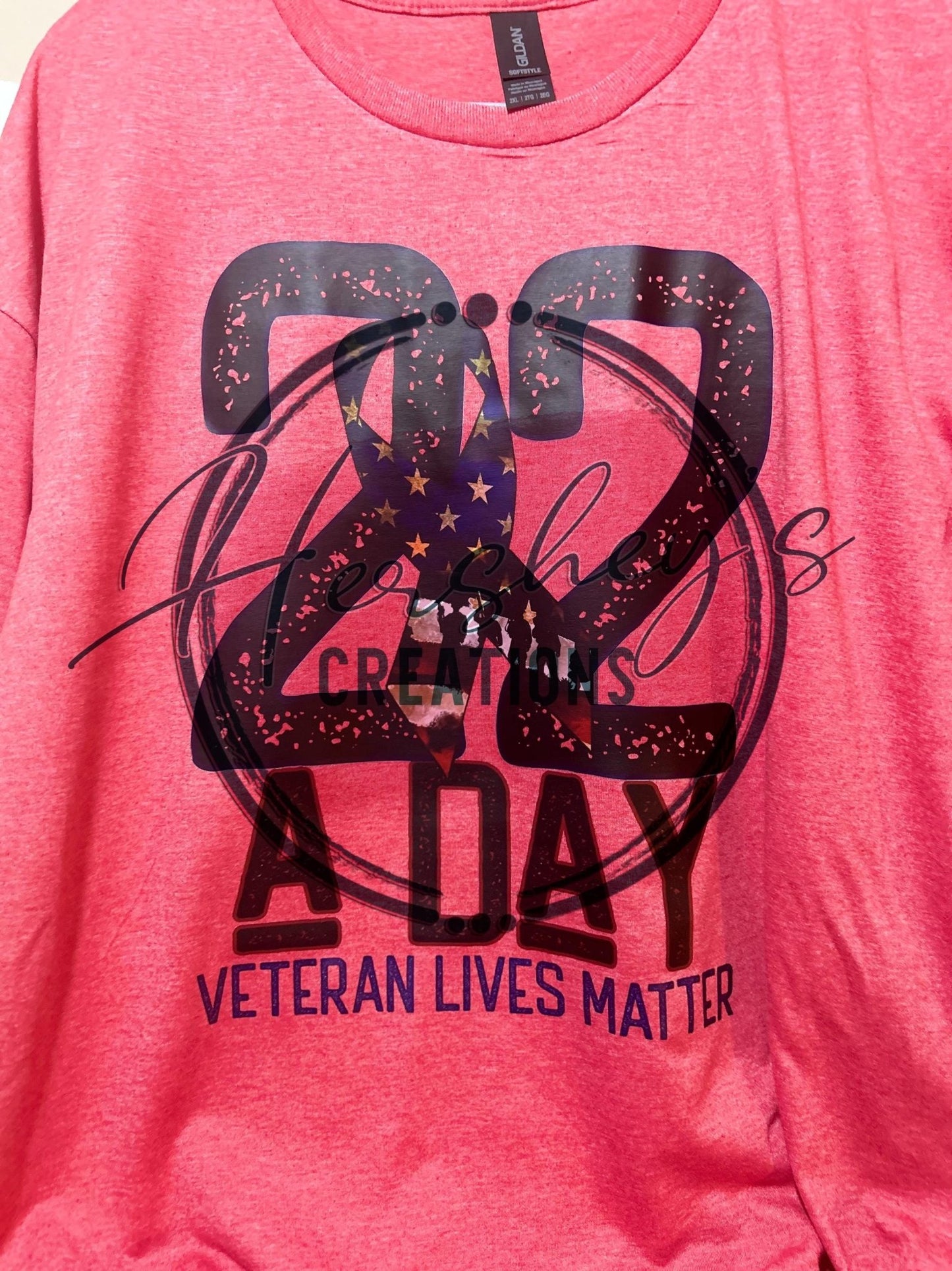 22 A Day Veteran Lives Matter Shirt - Hershey's Creations