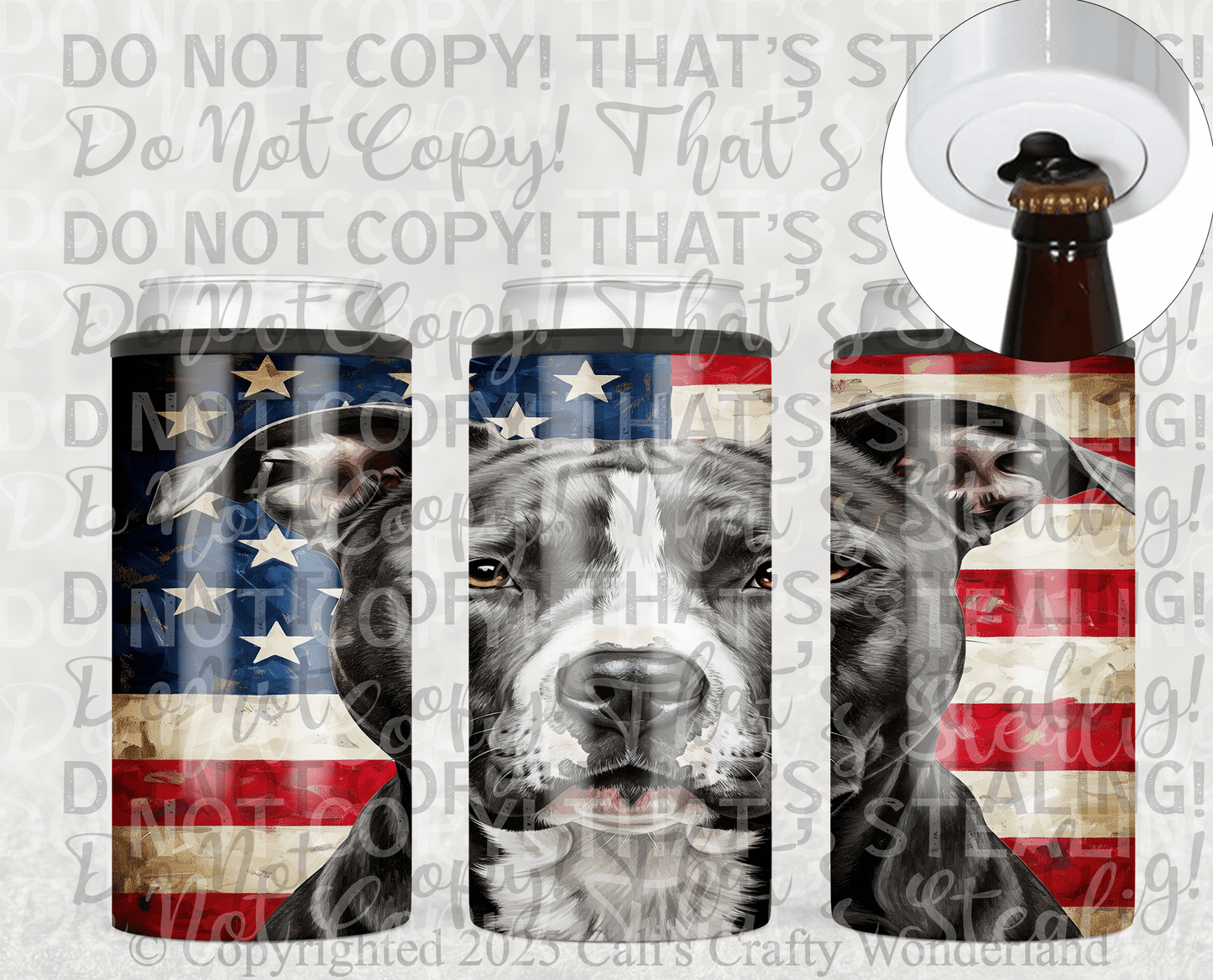 4 - in - 1 Steel Can Cooler - Insulated Koozie - Hershey's Creations