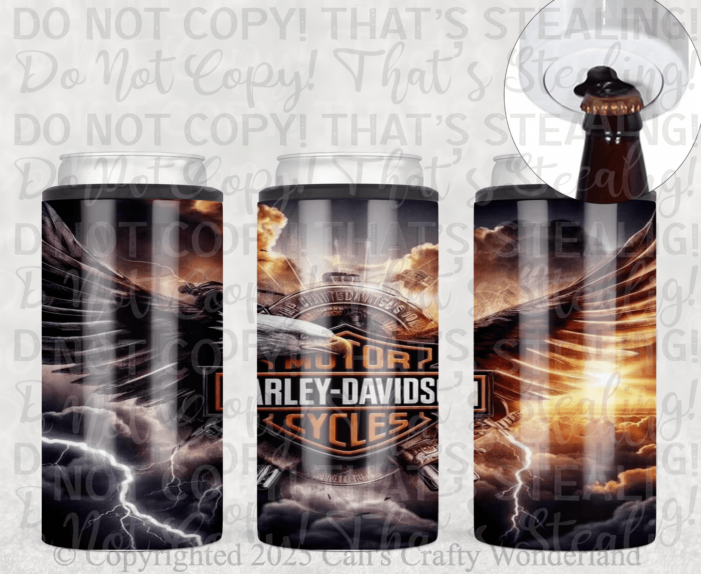 4 - in - 1 Steel Can Cooler - Insulated Koozie - Hershey's Creations