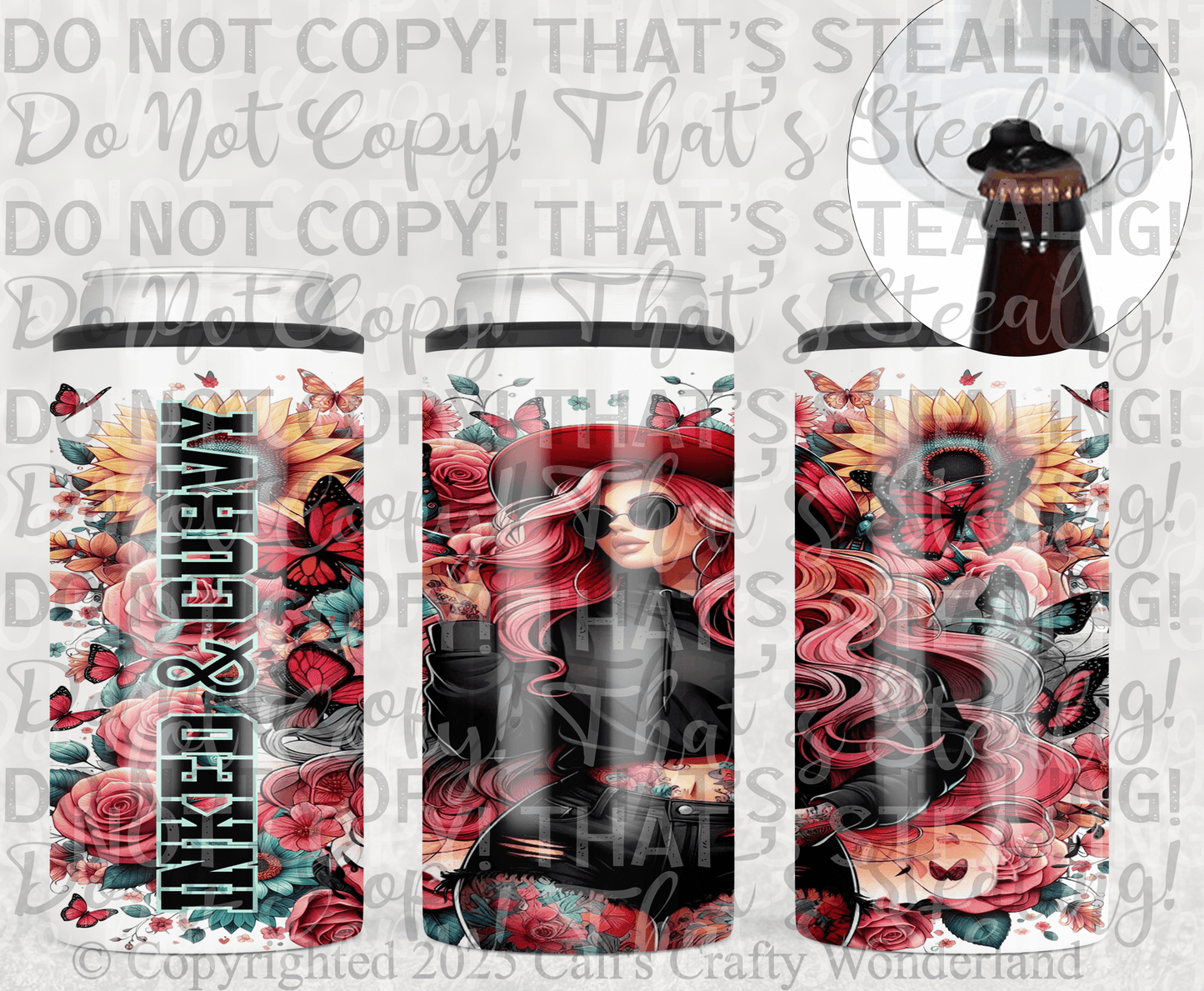 4 - in - 1 Steel Can Cooler - Insulated Koozie - Hershey's Creations