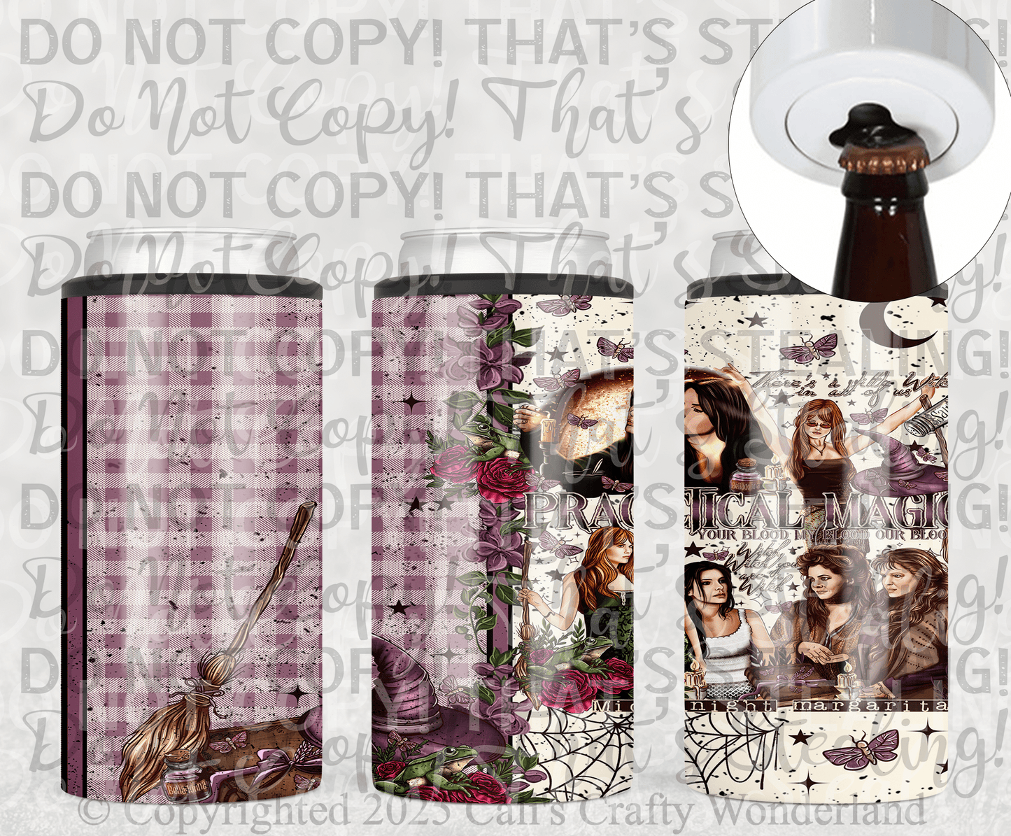 4 - in - 1 Steel Can Cooler - Insulated Koozie - Hershey's Creations
