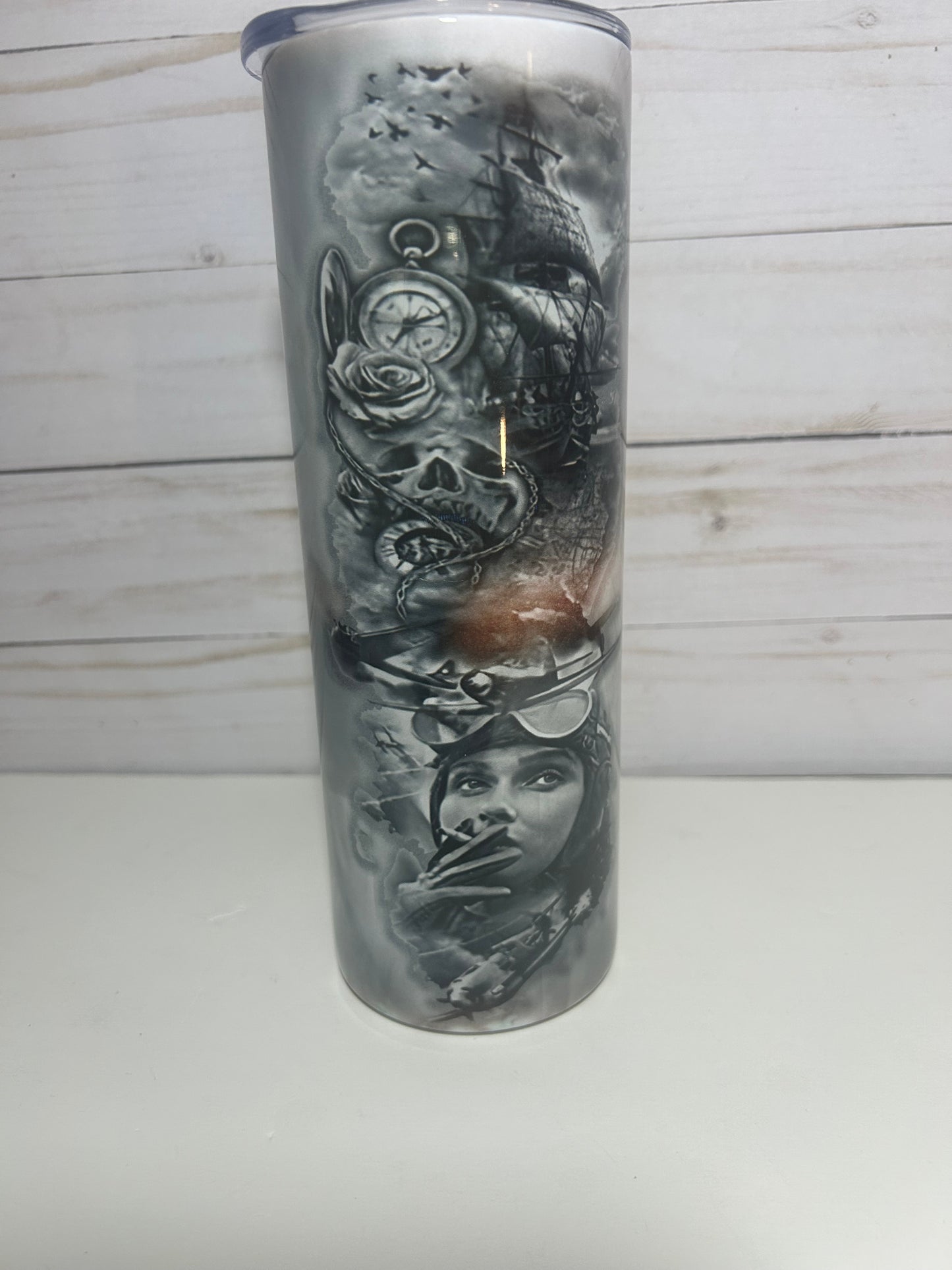 Military scene Tumbler