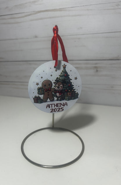 Aluminum Round Ornament