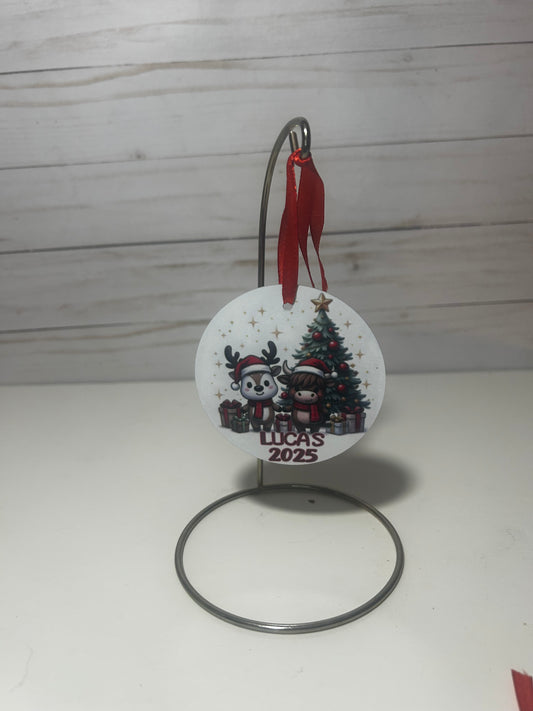 Aluminum Round Ornament