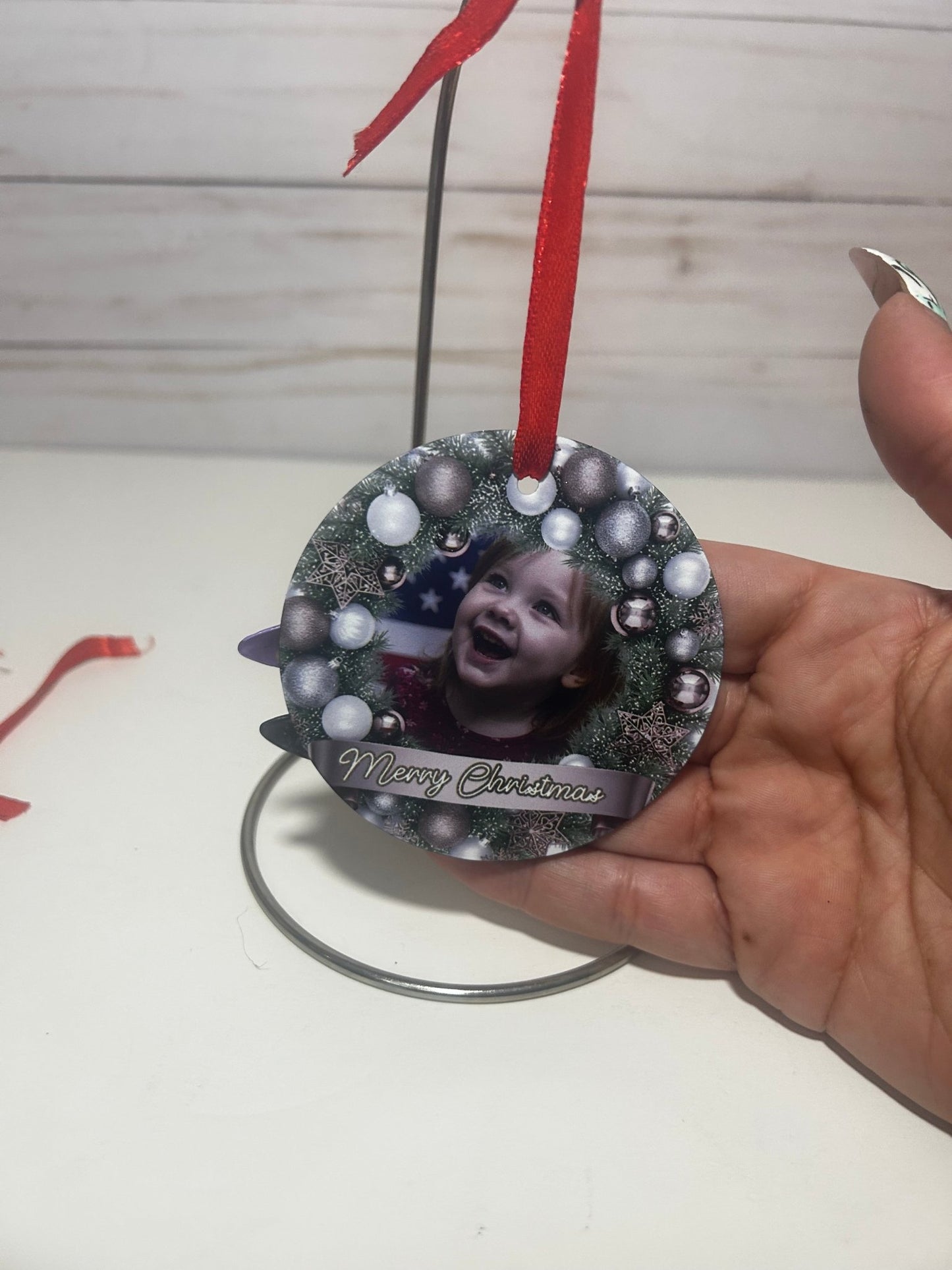 Aluminum Round Ornament - Hershey's Creations