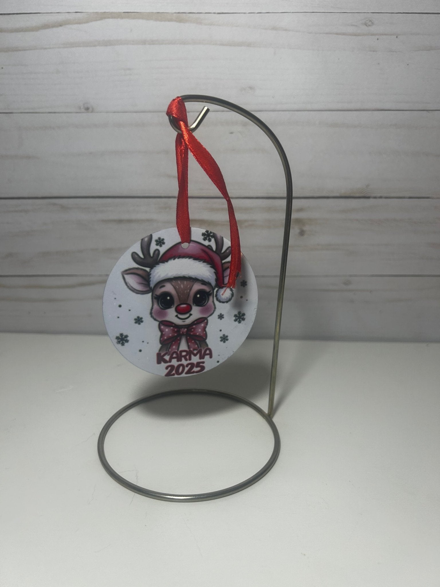 Aluminum Round Ornament - Hershey's Creations