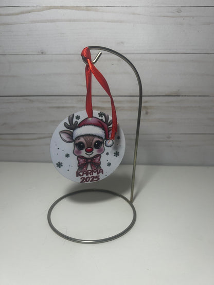 Aluminum Round Ornament - Hershey's Creations