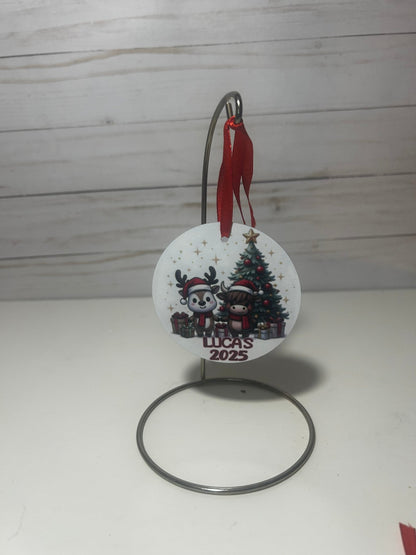 Aluminum Round Ornament - Hershey's Creations
