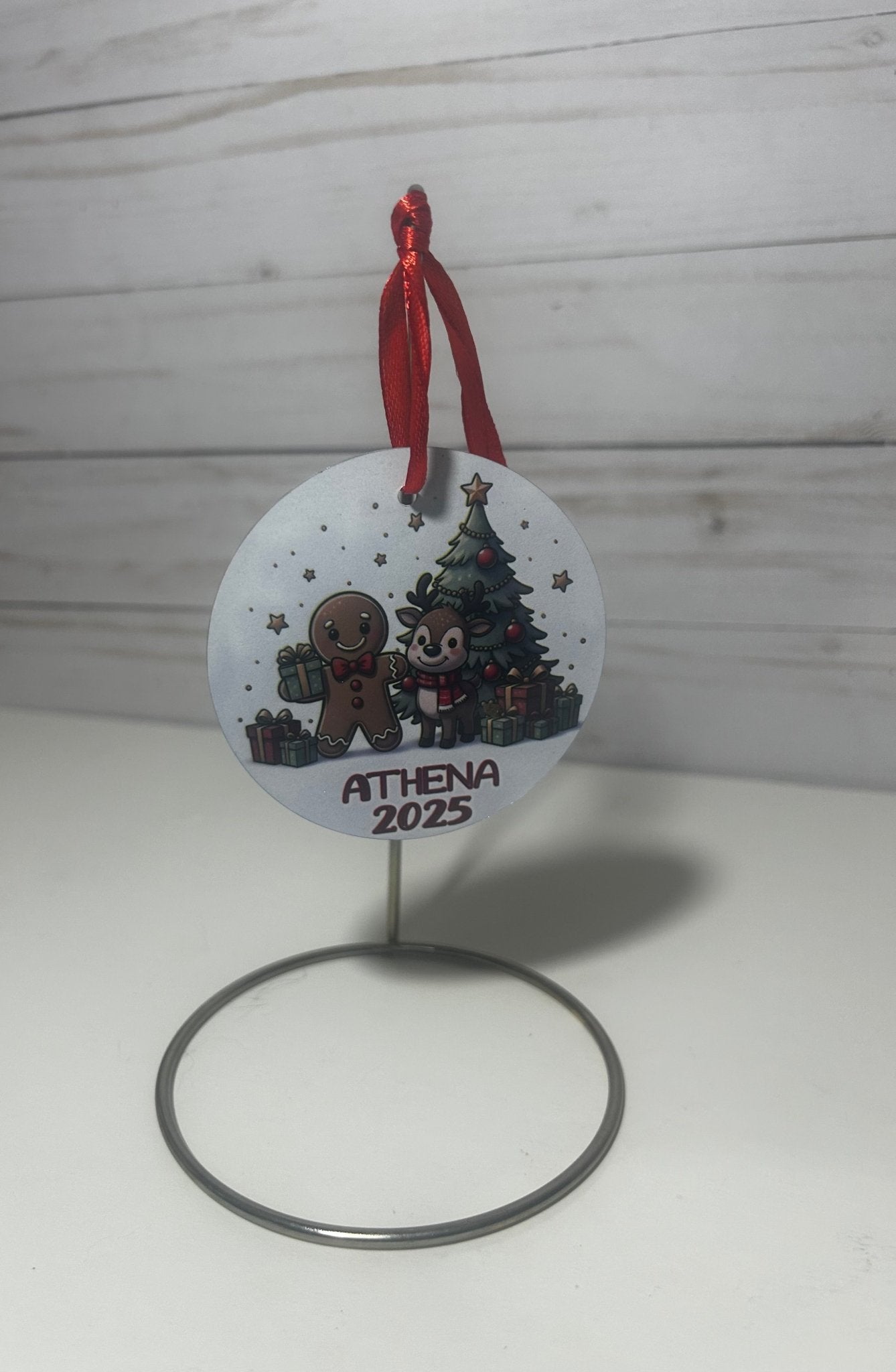 Aluminum Round Ornament - Hershey's Creations