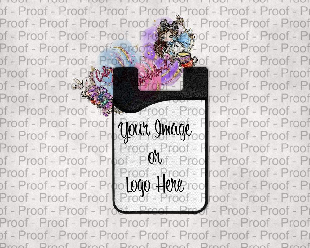 Custom Logo Phone Card Holder: Silicone Phone Wallet