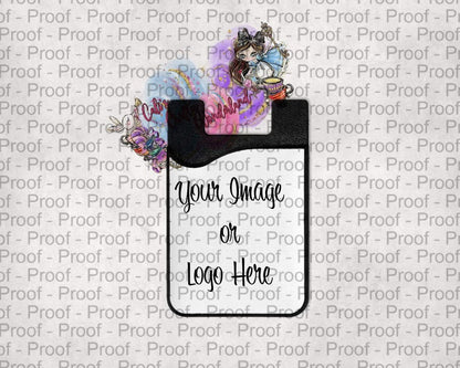 Custom Logo Phone Card Holder: Silicone Phone Wallet