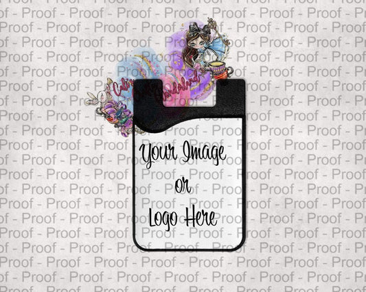 Custom Logo Phone Card Holder: Silicone Phone Wallet