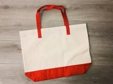 Canvas Tote Bag with Colored Trim - Hershey's Creations