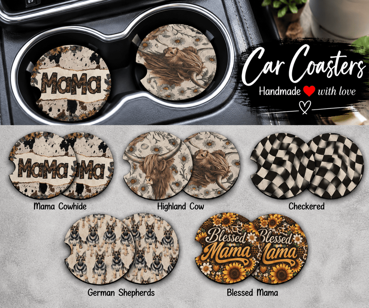 Car Coasters - Hershey's Creations