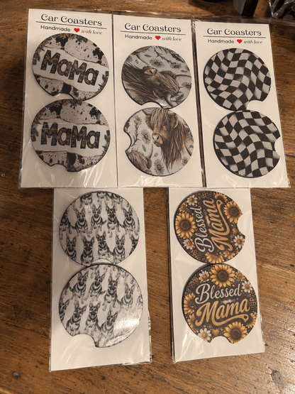 Car Coasters - Hershey's Creations