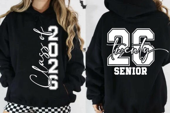 Class of 26 Senior - Hoodie - Hershey's Creations