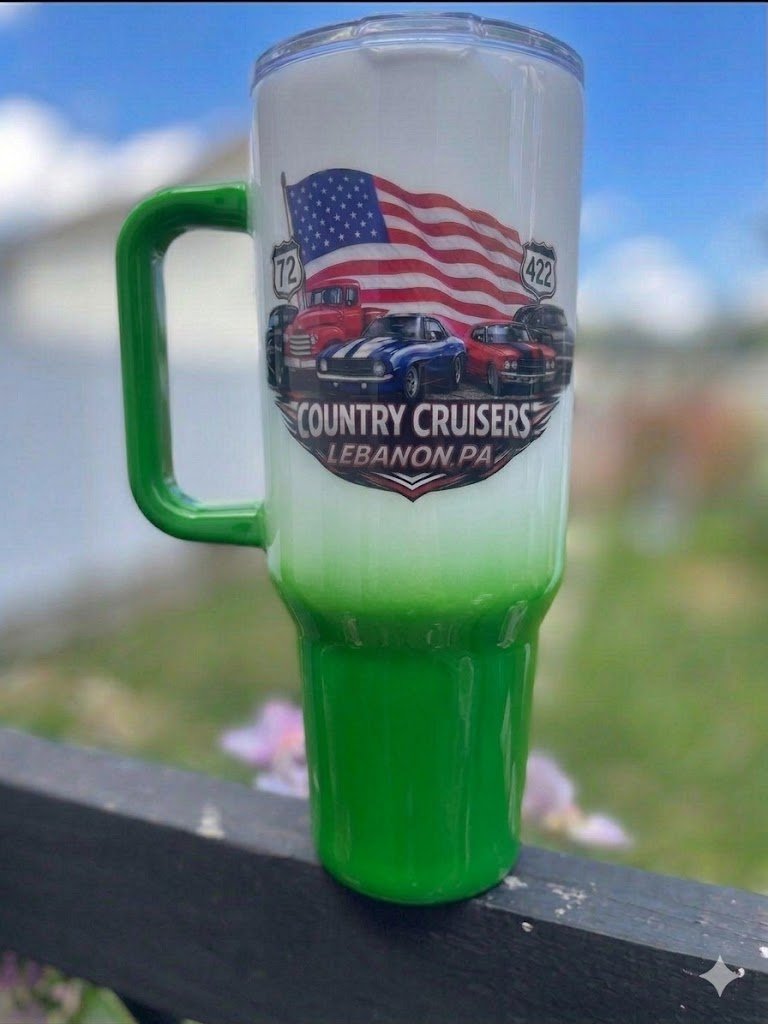 Country Cruisers 40oz Grip Tumbler - Hershey's Creations
