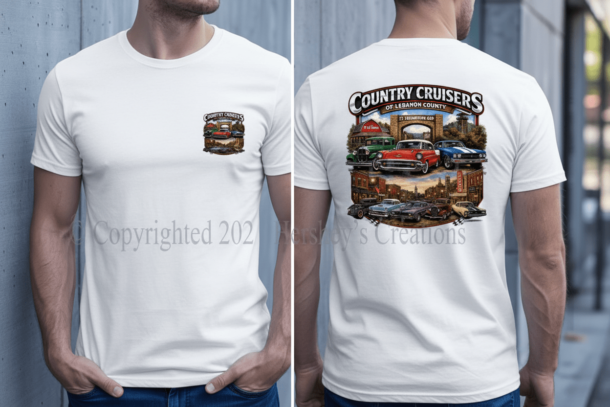 Country Cruisers Memory Lane T-Shirt - Hershey's Creations