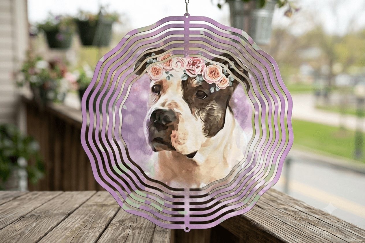Custom 8" Wind Spinner - Hershey's Creations