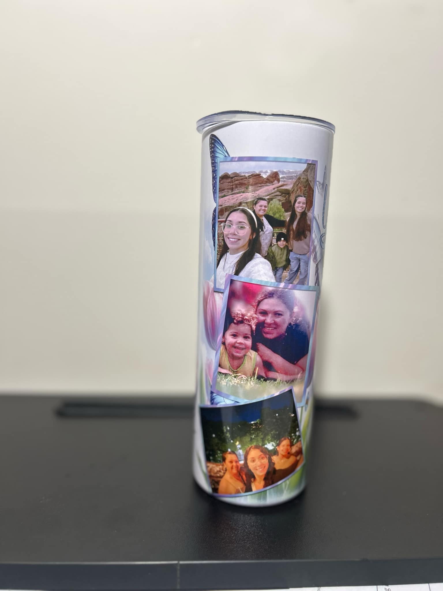 Custom Photo Tumbler - 20oz Skinny - Hershey's Creations