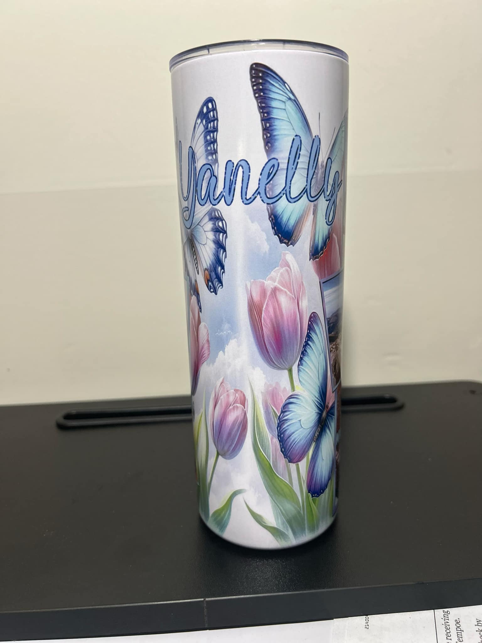 Custom Photo Tumbler - 20oz Skinny - Hershey's Creations