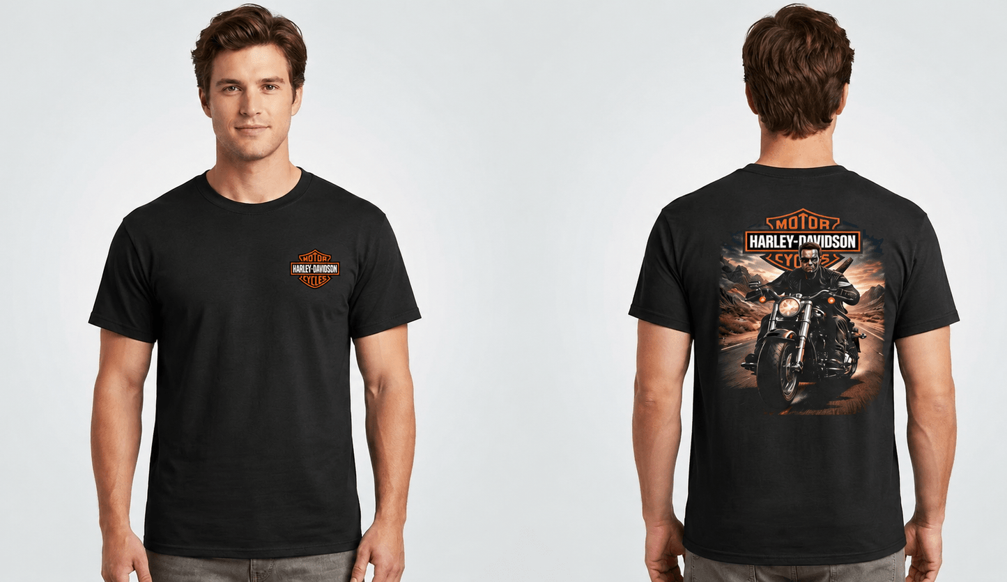 Cyber Biker Short Sleeve T-Shirt - Hershey's Creations