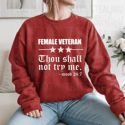 Female Veteran~Sweatshirt - Hershey's Creations