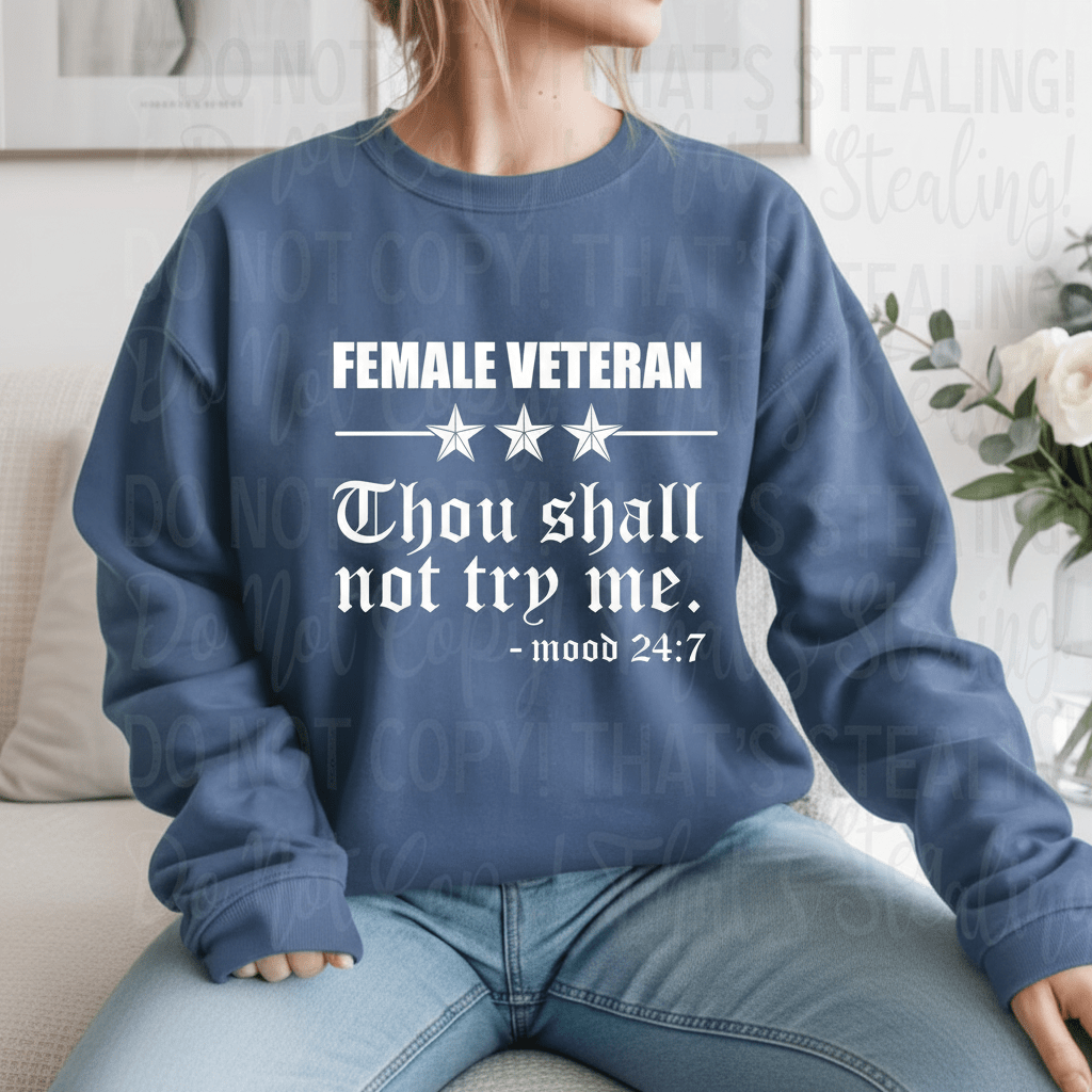 Female Veteran~Sweatshirt - Hershey's Creations
