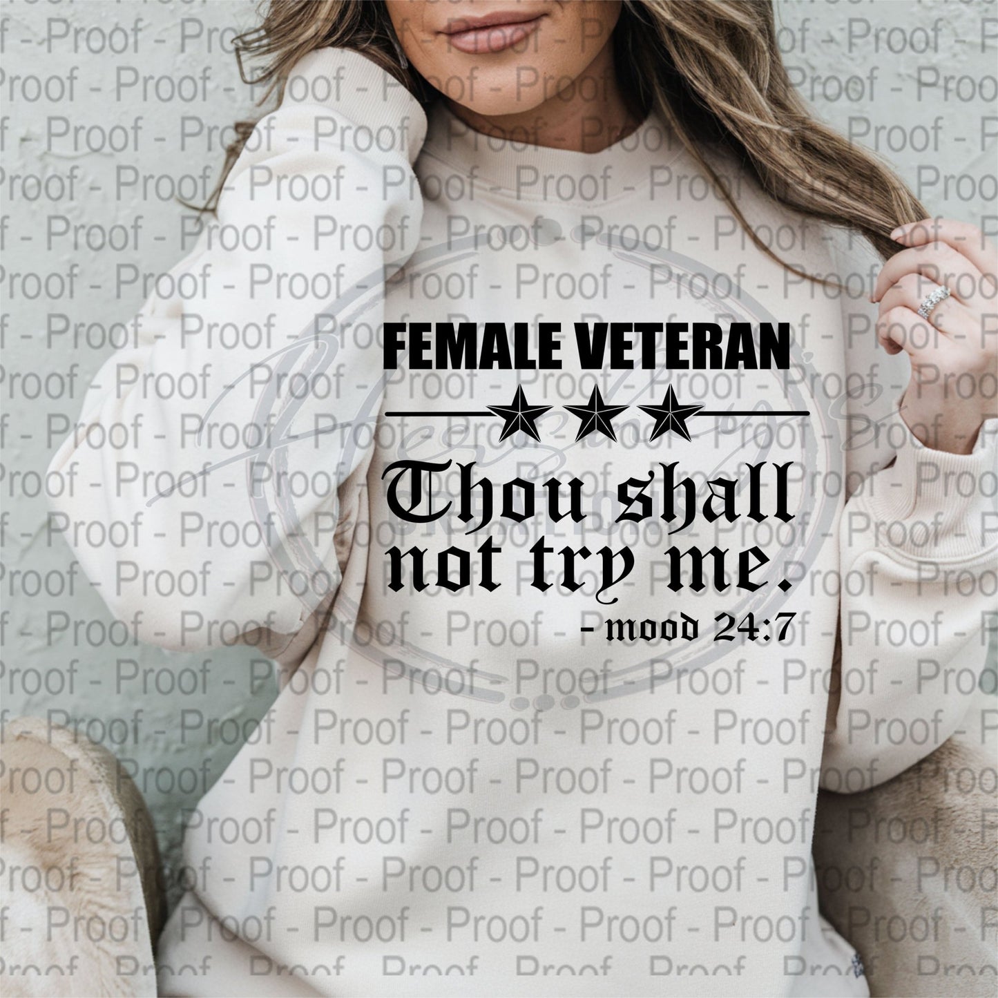 Female Veteran~Sweatshirt - Hershey's Creations