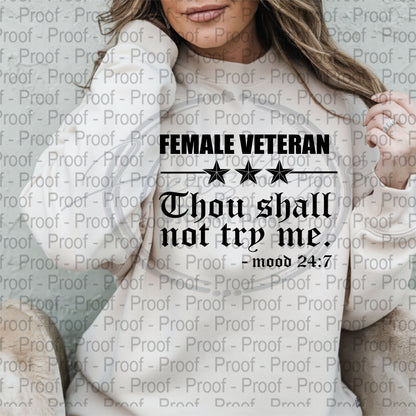 Female Veteran~Sweatshirt - Hershey's Creations