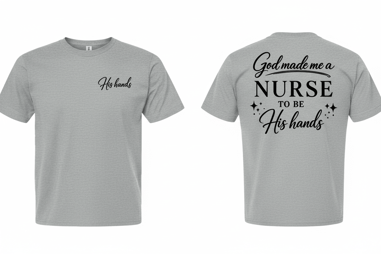 God made me a Nurse to be His Hands - Hershey's Creations
