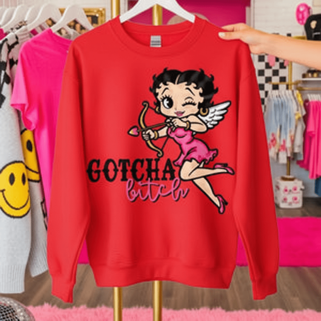 Gotcha B!t*h Cupid Betty Tshirts - Hershey's Creations