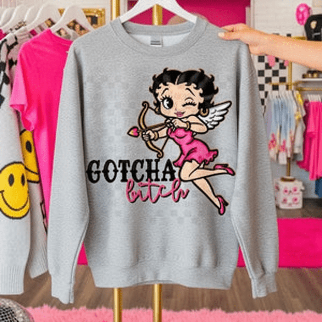 Gotcha B!t*h Cupid Betty Tshirts - Hershey's Creations