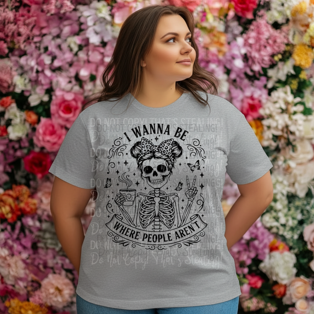 I wanna Be where the people aren't. - Hershey's Creations