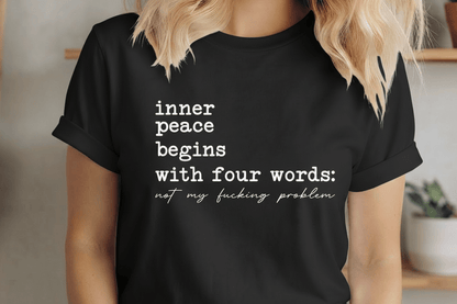 Inner Peace - Short Sleeve Tee - Hershey's Creations
