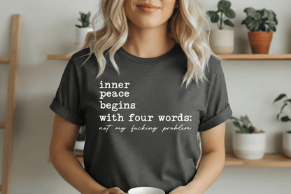 Inner Peace - Short Sleeve Tee - Hershey's Creations