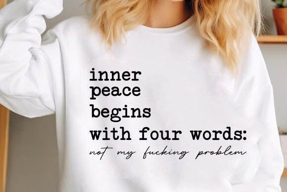 Inner Peace Starts with Four Words - Hershey's Creations