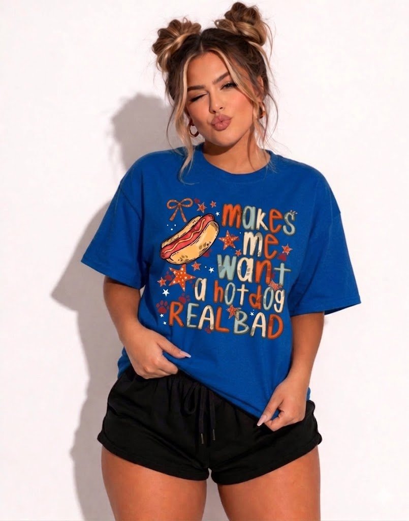 Makes Me Want a Hot Dog Real Bad Tee - Hershey's Creations