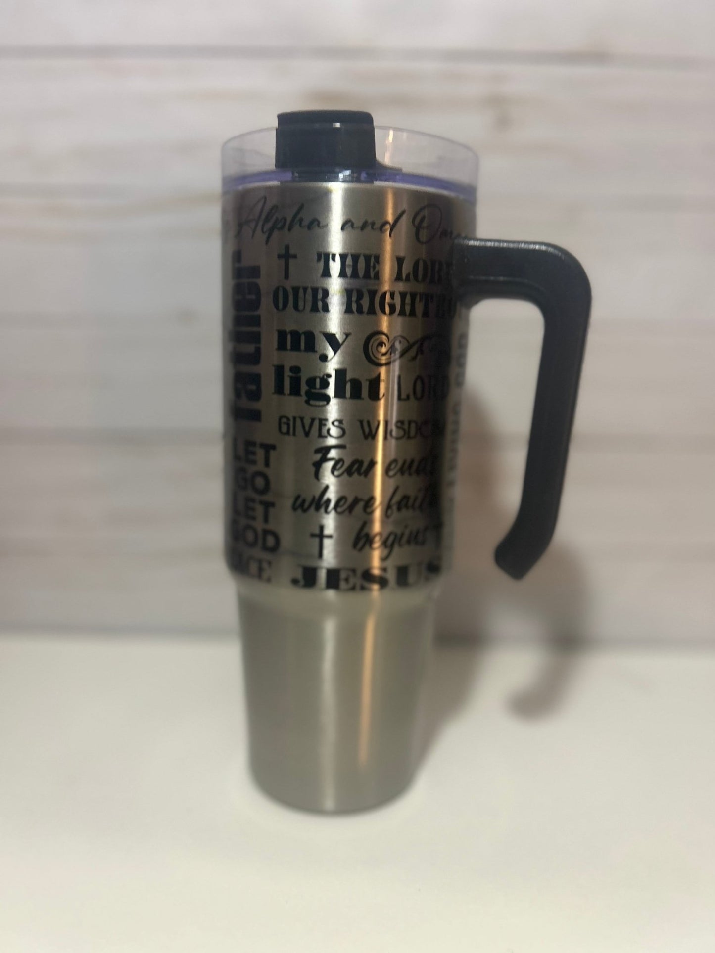 Man of God 30oz Grip Tumbler - Hershey's Creations