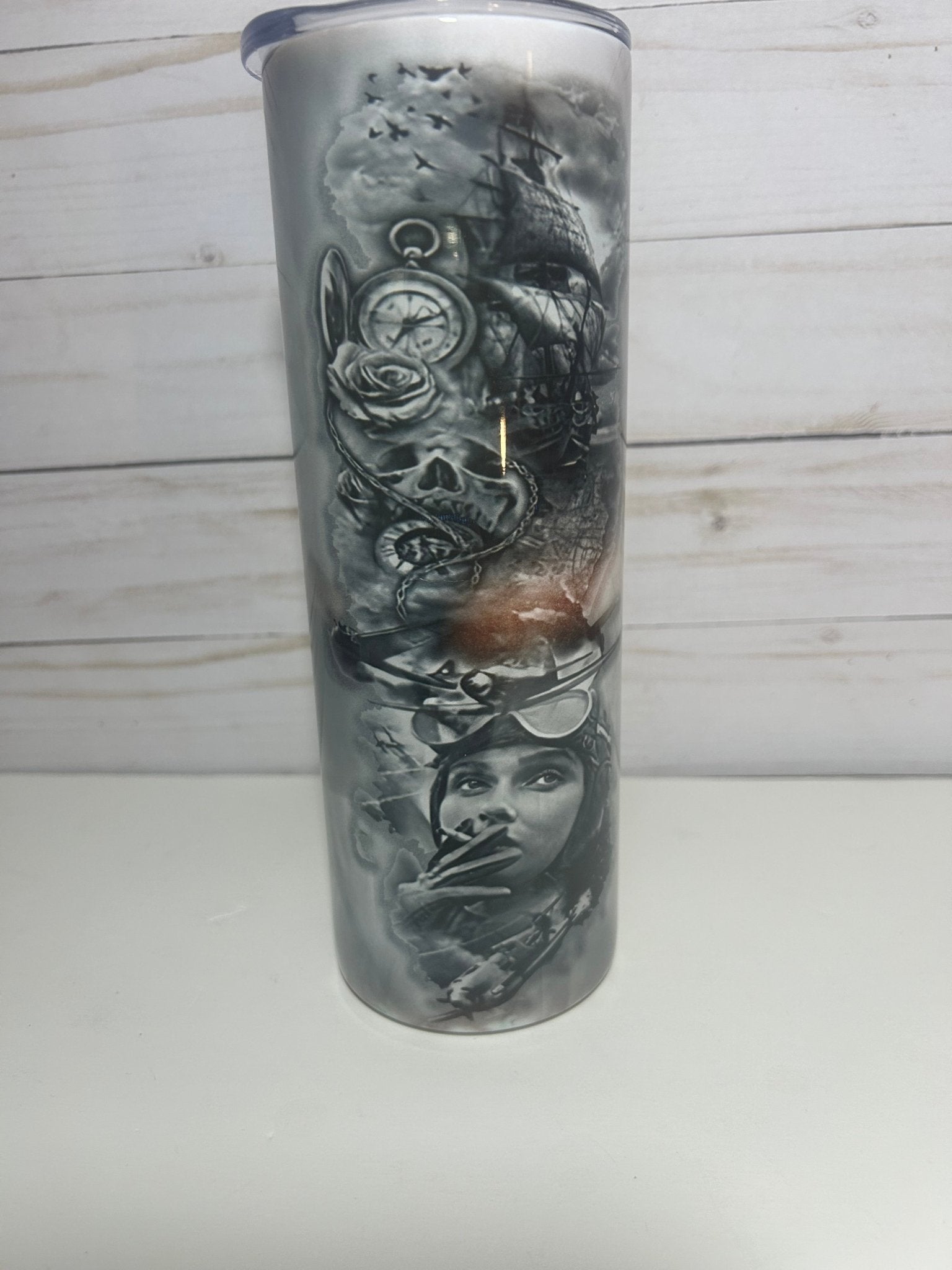 Military scene Tumbler - Hershey's Creations