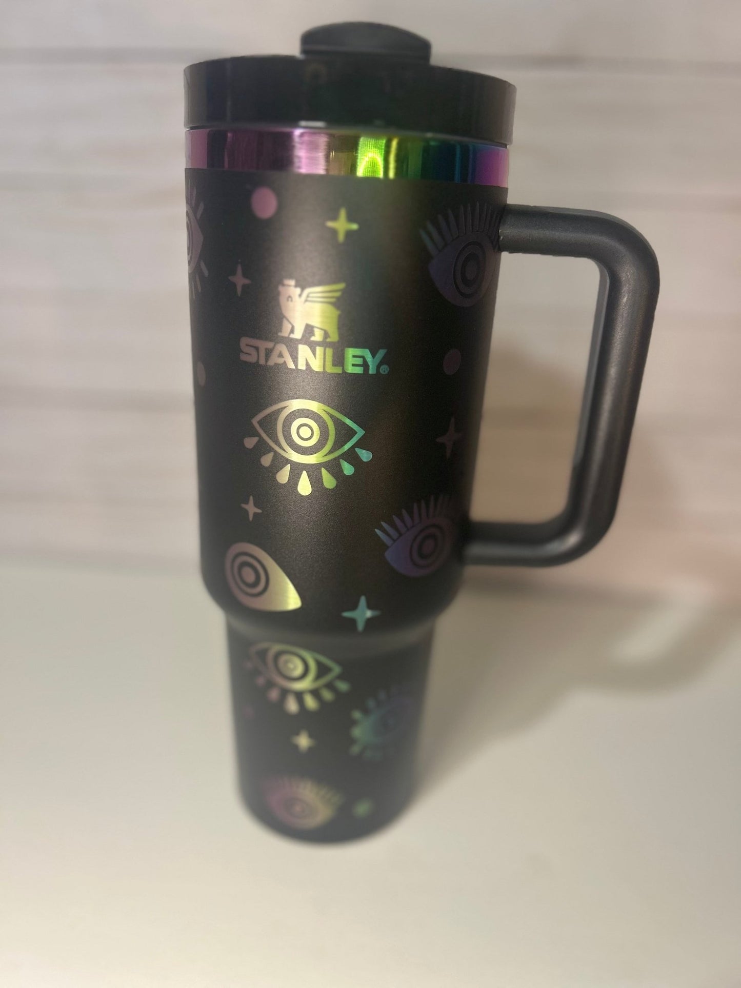 Mystic Evil Eye Stanley 40oz Quencher - Rainbow Plated - Hershey's Creations