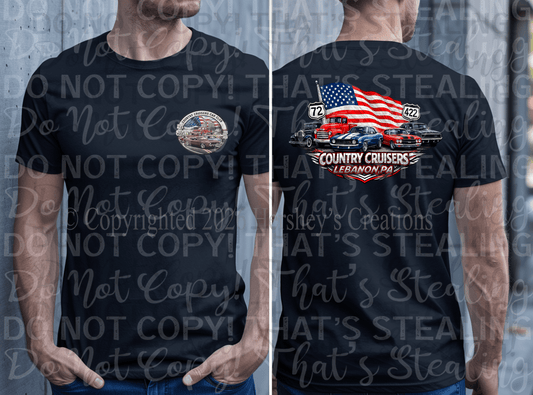 Patriotic Route 72 & 422 Country Cruisers - Hershey's Creations