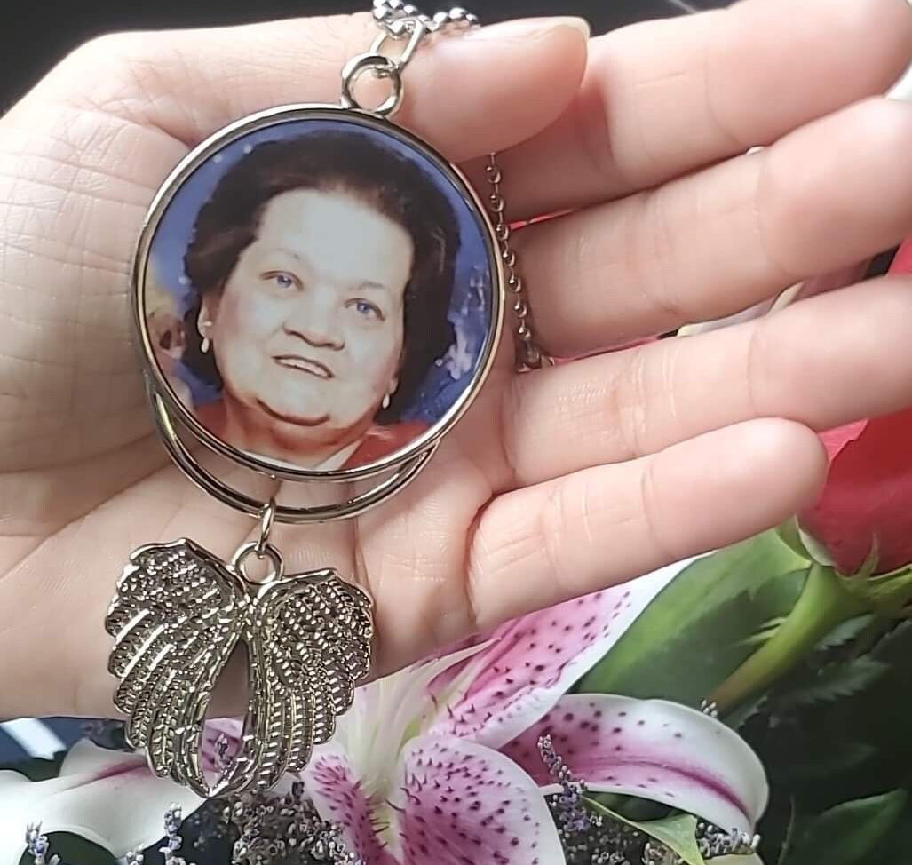 Personalized Angel Wing Car Charm - Hershey's Creations