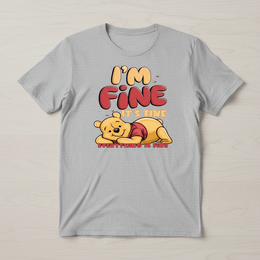 Pooh Im Fine Everything is fine - Hershey's Creations