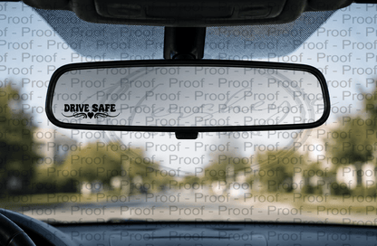 Rearview Mirror Decals - Hershey's Creations